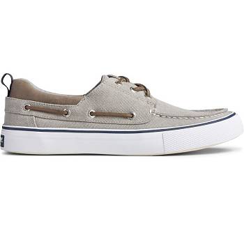 Sperry Bahama 3-eye Salt Washed Platene Siva - Panske Tenisky